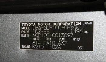 TOYOTA RACTIS, 2005 complet